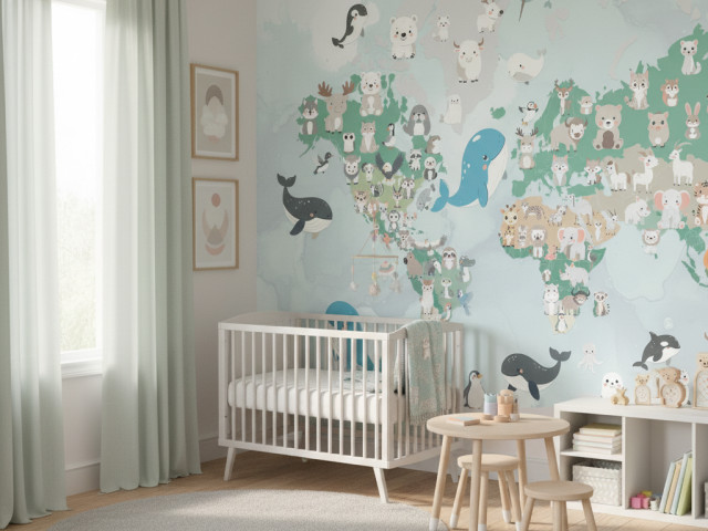 Animal World Light Blue