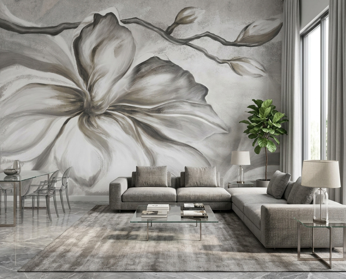 Tapeta Flower Eye 1