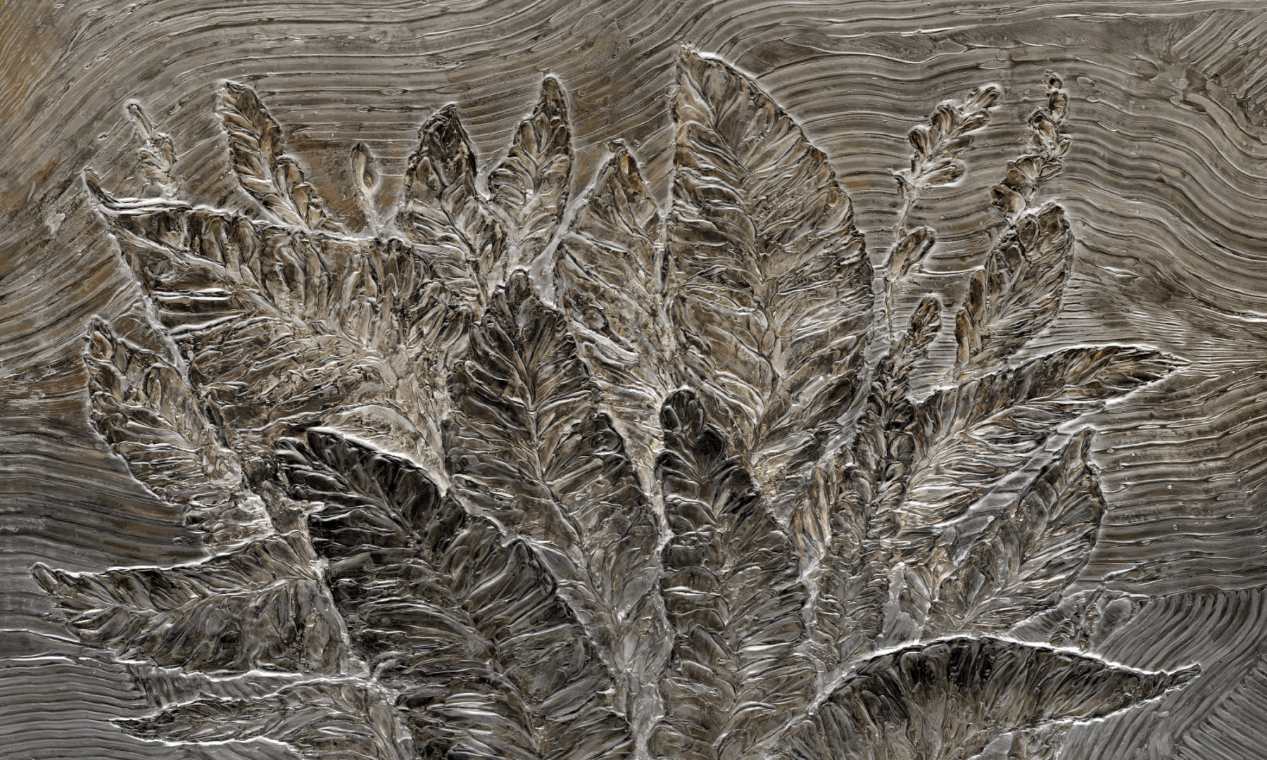 Tapeta Leaf Relief 3