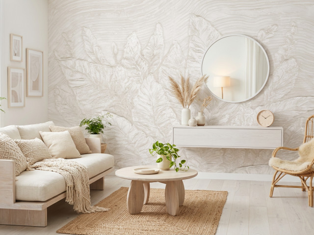 Tapeta Leaf Relief 5