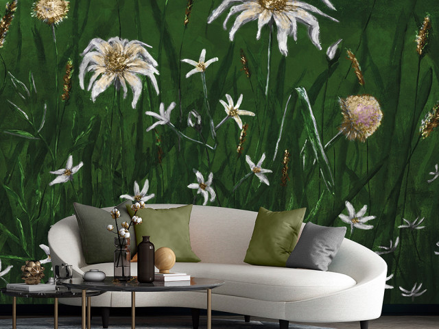 Tapeta Cold Flowers 4