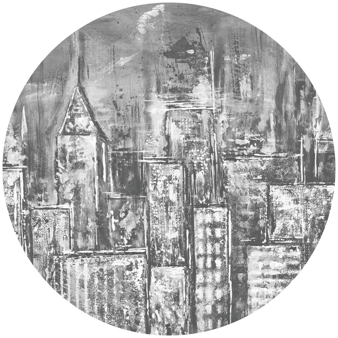 Tapeta Koło City Sketch 2