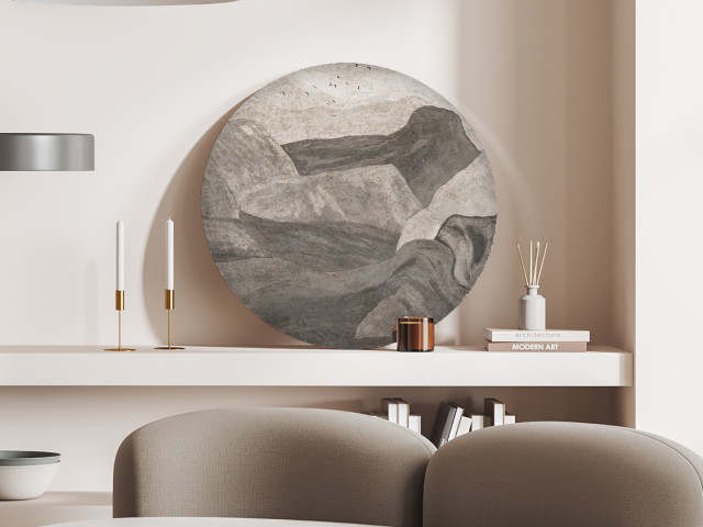 Tapeta Koło Stone Flow