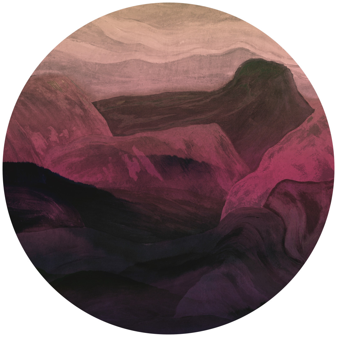 Tapeta Koło Stone Flow 2