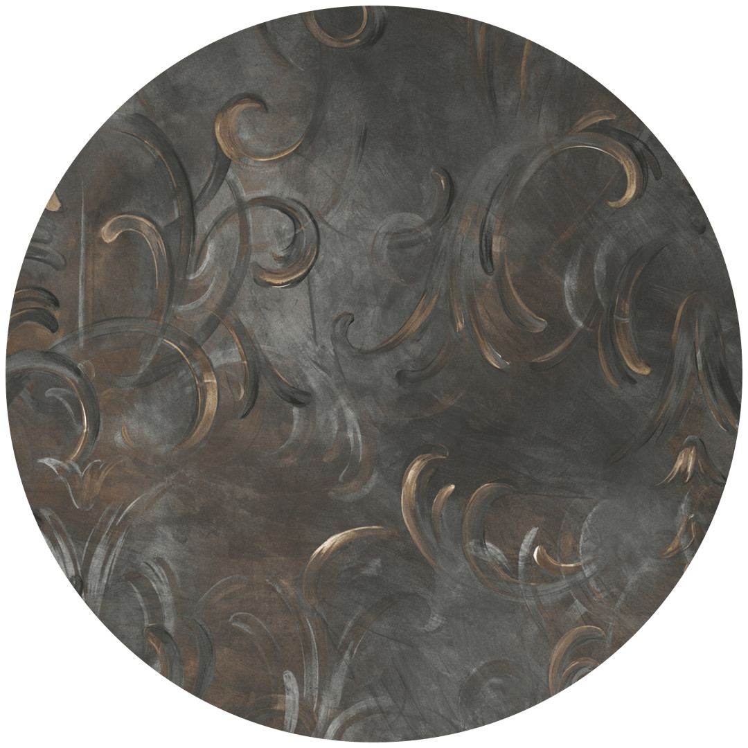 Tapeta Koło Old Ornaments 4