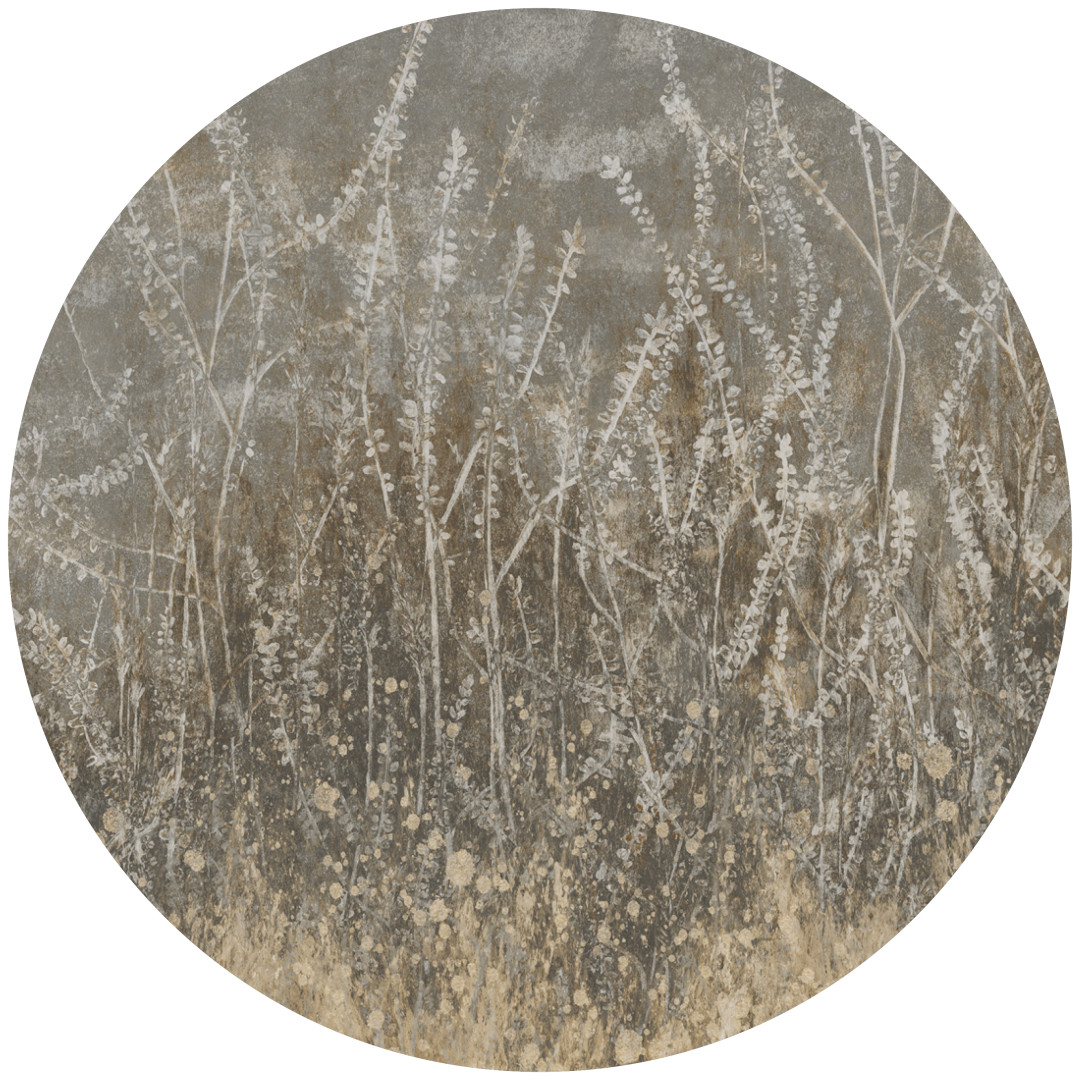 Tapeta Koło Golden Reeds