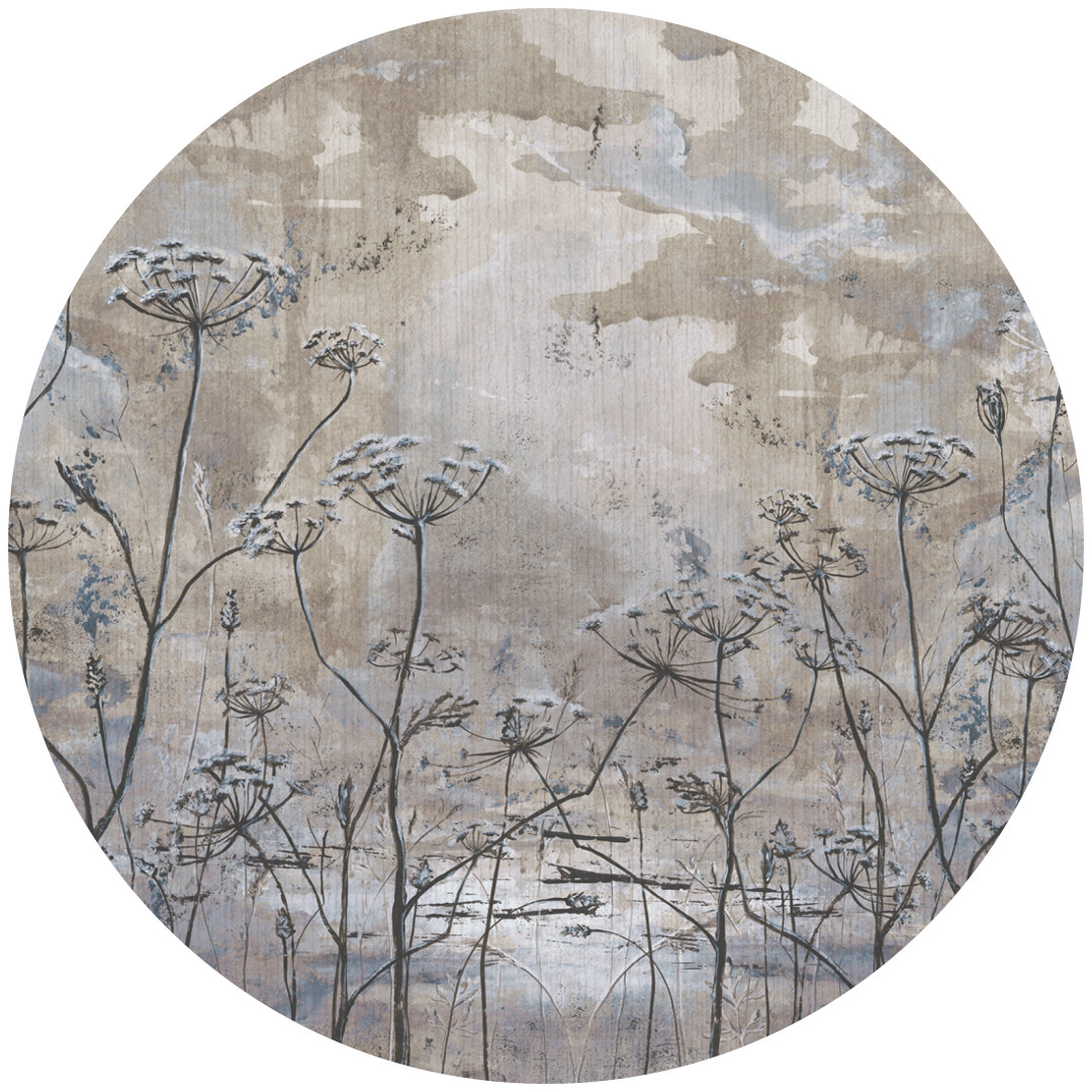 Tapeta Koło Velvet Dusk 2