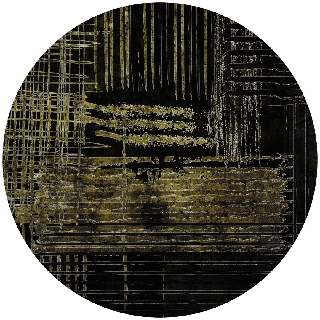 Tapeta Koło Lost In Matrix