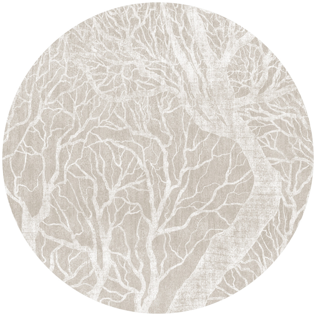 Tapeta Koło Frozen Canopy