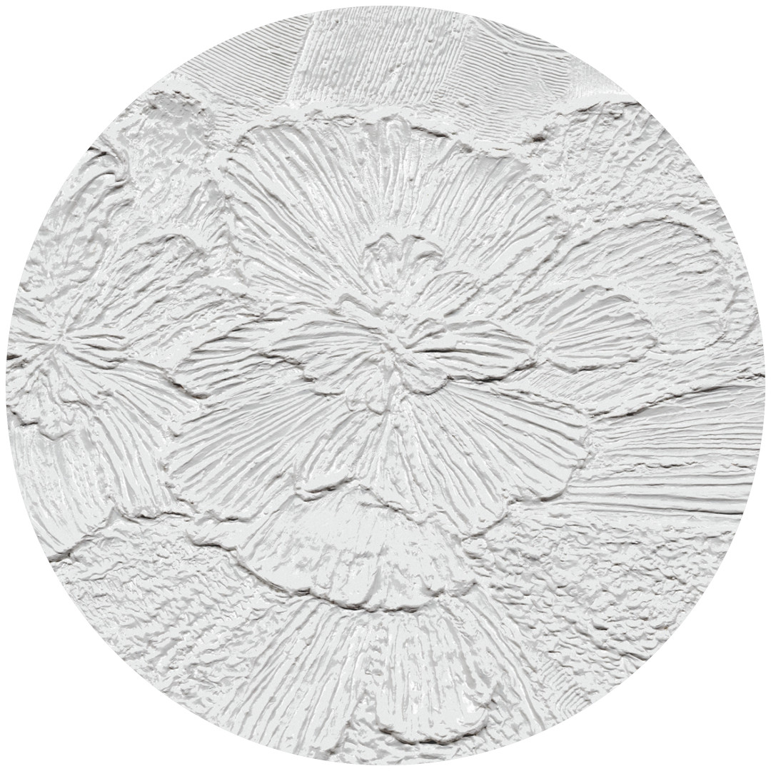 Tapeta Koło Gypsum Petals 2