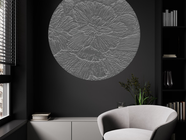 Tapeta Koło Gypsum Petals 3