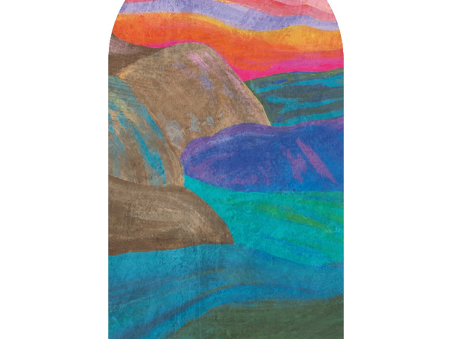 Tapeta łuk Stone Flow 4