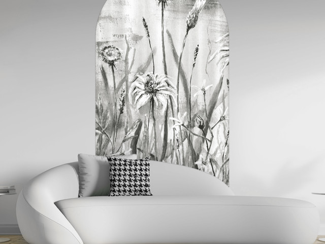 Tapeta łuk Spring Cold Flowers