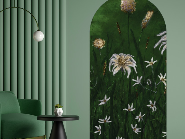 Tapeta łuk Spring Cold Flowers 4