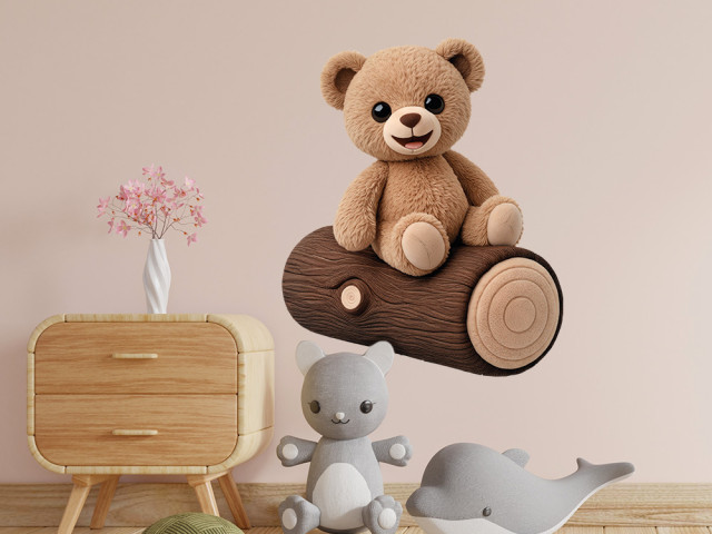 Tapeta naklejka Miś