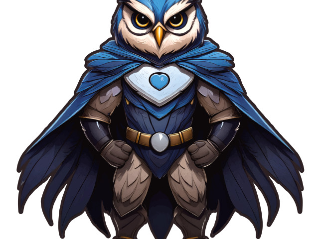 Tapeta naklejka Agent Sowa