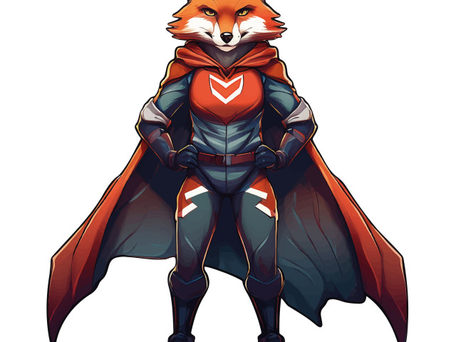 Tapeta naklejka Lisek