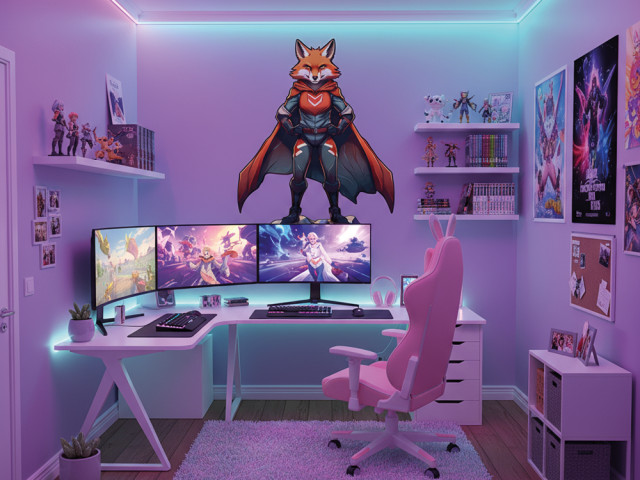 Tapeta naklejka Lisek