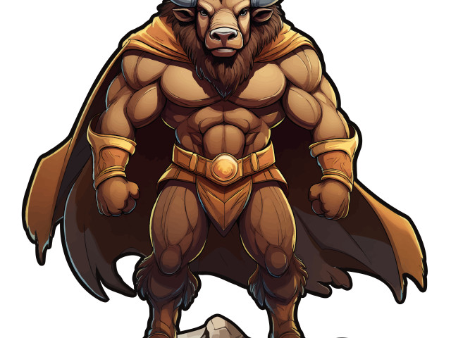 Tapeta naklejka Minotaur